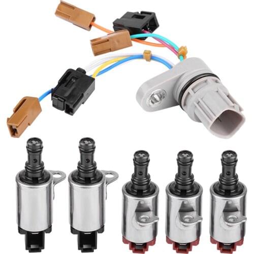 5Pcs 28400-PRP-004 Transmission Shift Solenoid Valve for Honda Accord CR-V RSX Iron Transmission Solenoid Valve