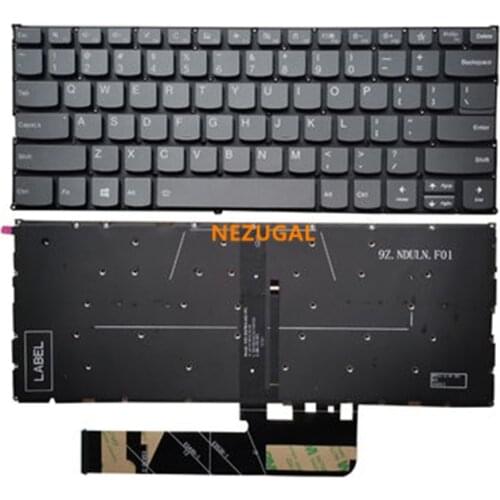 US laptop Keyboard for Lenovo Yoga 530-14 530-14ARR 530-14IKB US gray keyboard With backlight