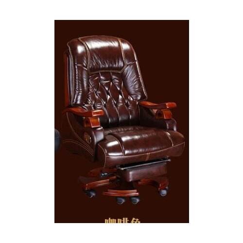 Leather boss chair massage can lie in the office chair family computer chair swivel chair cow leather big class chair