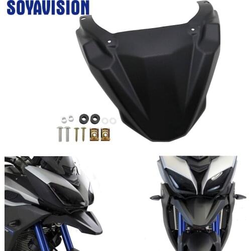 For Yamaha FJ-09 MT-09 Tracer Front lip fender black High quality ABS mudguard Front Wheel Fender Beak