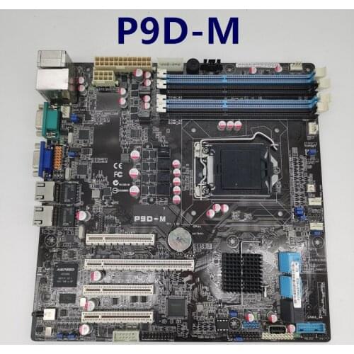 For asus P9D-M motherboard desktop Intel C224 Socket 1150 DDR3 DIMM support 32GB original used UATX mainboard