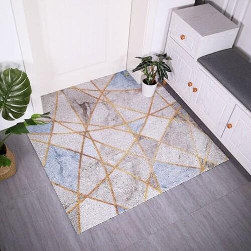 Floor Mat Outdoor Indoor Entrance Kitchen Bathroom Rug Doormat Dust Removal Door Mat Carpet PVC Home Anti-Slip Carpet