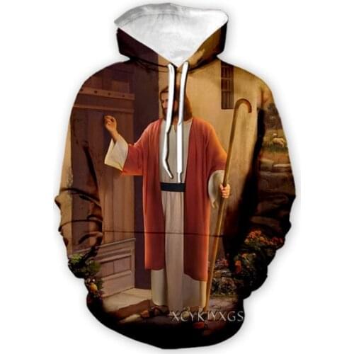 New God Religion Christ Jesus 3D Print Causal Clothing Fashion Men Women Tracksuits Crewneck Hoodies Plus size S-7XL harajuku
