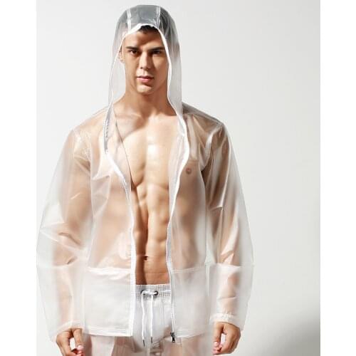 Transparent windsurf Rashguard Men Rash Guard Waterproof Surf Sailing Jacket Raincoat Hoodied Beach Water Sport Sails Coat Shirt