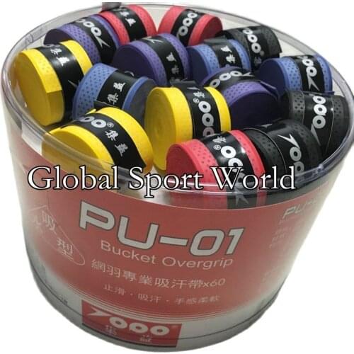 60pcs TOPO polka dot Tennis Racket Grip dry feel PU-02 badminton Racquet Overgrip