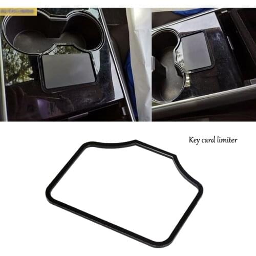 Car-styling High quality acrylic car interior key card fixed limiter for Tesla model 3 2018 2019 2020 2021 car Accessories