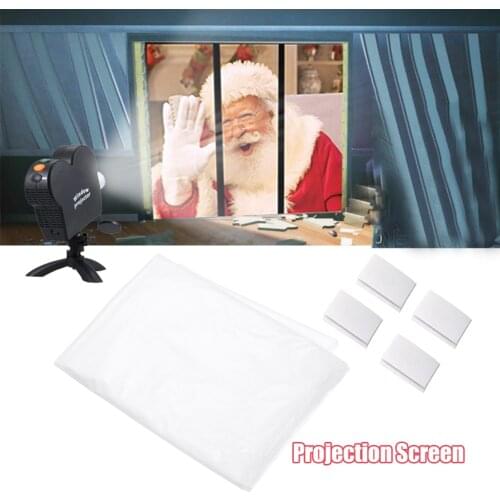 1.2*1.8 Fabric Rear Projection Screen For Virtual Halloween And Christmas Window Projection Videos Projection Screen