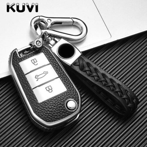 TPU Car Folding Key Cover Case Fob for Peugeot 208 2008 308 3008 408 4008 508 Citroen C3 C4L CACTUS C5 C6 C8 Picasso Xsara