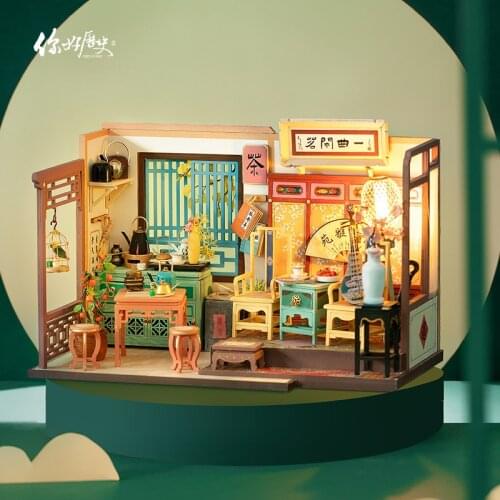 DIY Cottage Traditional Puzzle Pressure Relief Jigsaw Model Toys 520 Valentines Day Girls Gifts