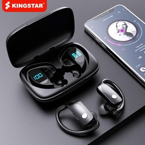 KINGSTAR 3500mAh Charging Box TWS Earphone Wireless Bluetooth Headphones Sport Earbuds Gaming Music Headsets LED Power Display