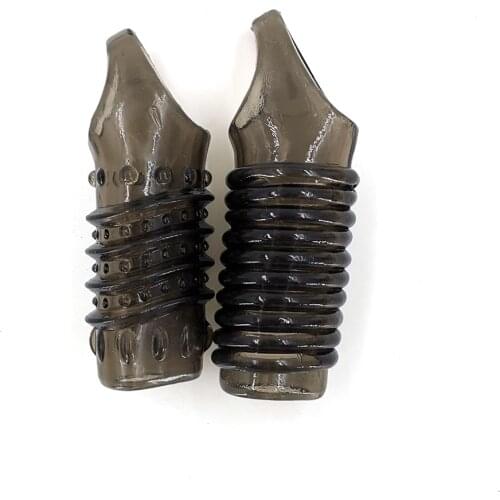 Penis Extender Sleeve Condoms Reusable Cock Ring Penis Enlargement Enhancer Dick Sex Toys For Men Intimate Goods