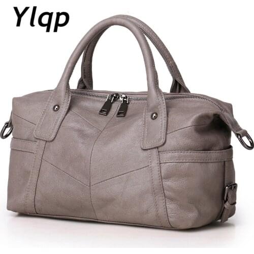 Genuine Leather Womens Handbag Designer Brand Tote Bag Ladies Leather Shoulder Bag Fashion Real Leather Vintage Women Bag