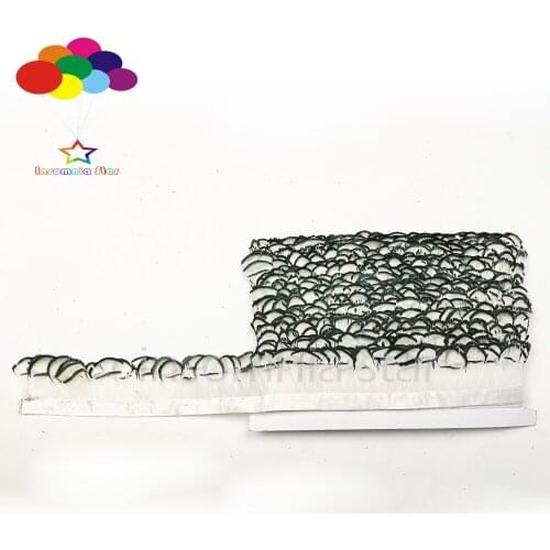 1/5/10 Meter Natural Pheasant Feathers Trims Ribbon Carnival Diy Costume Mask Headress UL