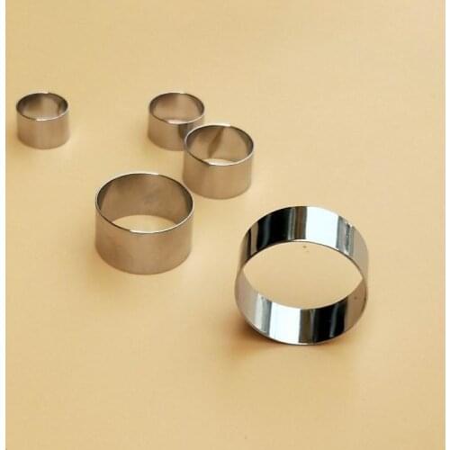 1 Piece stainless Fishing Rod Rings Section Top Protecting Rings Size 6-26.8mm, Height 8-12mm, Thickness 0.3-0.5mm