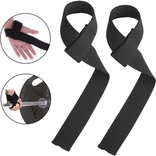 Weight Lifting Hand Wrist Bar Support Strap Brace Support Gym Straps Weight Lifting wrap Body Building Grip Glove 2PCS/Pair