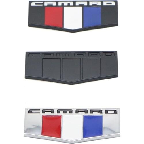 2X 3D Metal CAMARO Logo Trunk Badge Emblem Decals Car Sticker for Chevrolet Chevy Camaro Cruze Bumblebee Car Accessories Styling