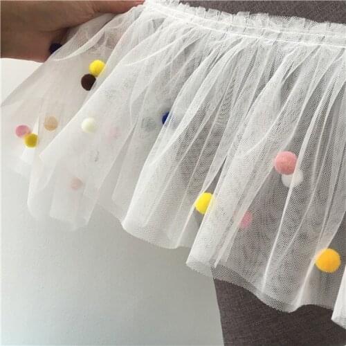 17 cm wide black-and-white pink doll, childrens princess dress, home accessories, lace accessories