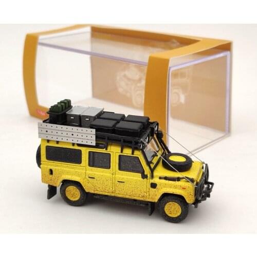 Master 1/64 For L-R Defender 110 Diecast Models Collection Dirty Mud Luggage Rack Toys Gifts