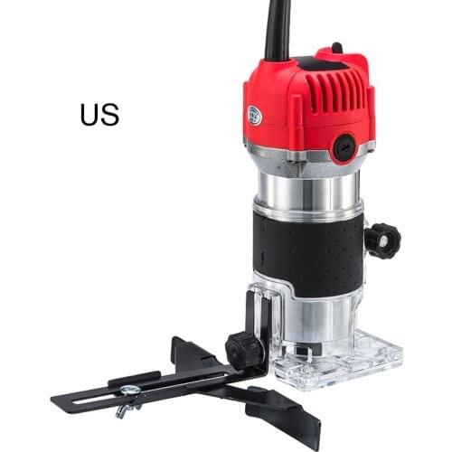 Multi-Function Woodworking Electric Trimmer Cutter Wood Milling Engraving Slotting Trimming Machine Router
