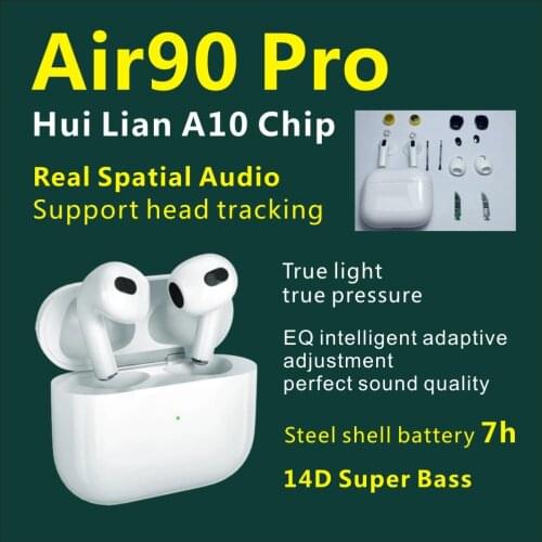 2021 New Air60 TWS Wireless Bluetooth Earphone Light Sensor in-Ear Earbuds With Charging Case