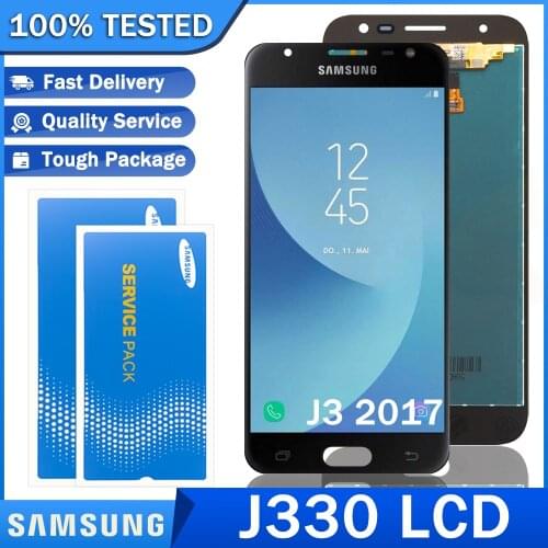 Original New LCD for SAMSUNG Galaxy J3 2017 J330 J330F J3 PRO Super AMOLED Display Touch Screen Digitizer Repair Parts