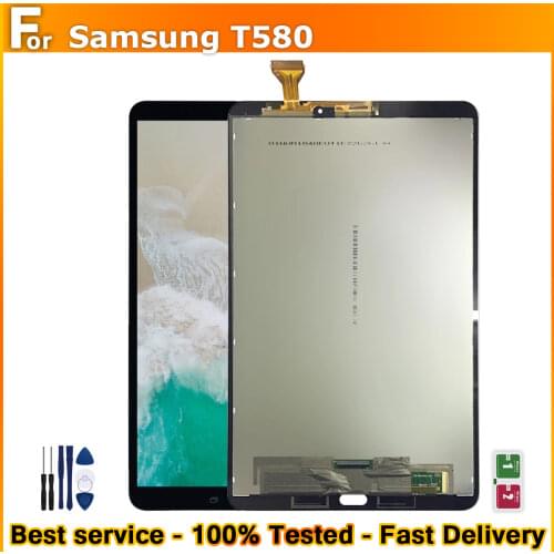 For Samsung Galaxy Tab Tab A 10.1 SM-T580 SM-T585 LCD display touch screen digitizer conversion + tools