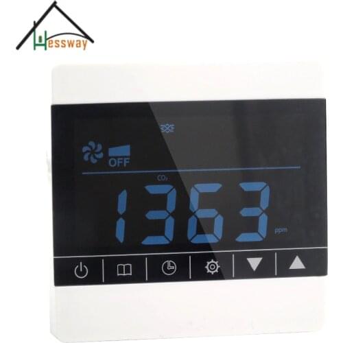 Touch Screen Air Quality Monitoring Instruments Co2 Control Range 350ppm-1000ppm