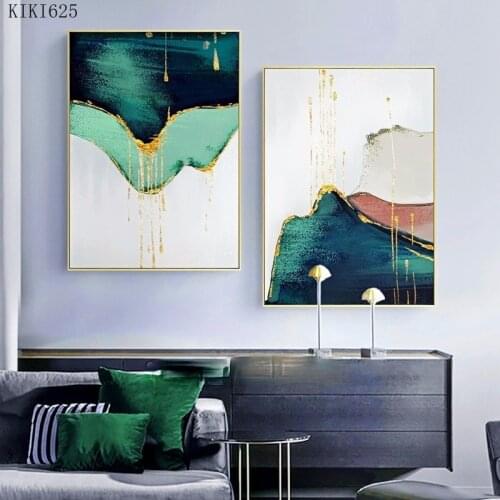 Modern Metal Picture Frame Photo Frame Suspension Abstract Painting Modern Living Room Decoration Painting Background Wall Decor