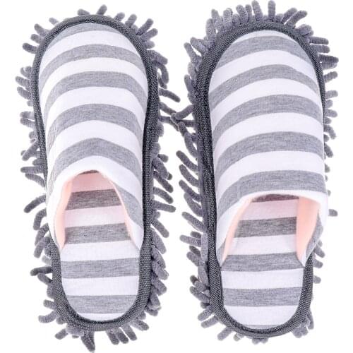 1 Pair Lazy mop slippers women Man unisex bathroom slippers for dry foot cleaning floor Slipper Drag Shoe Mop Household Tools