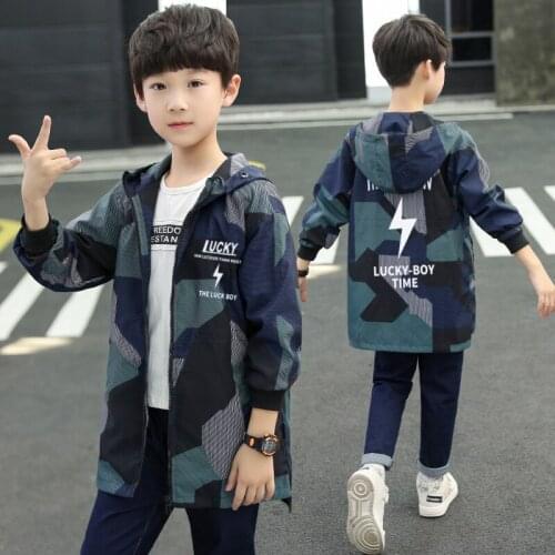 Special Spring Autumn Boy Coat Jackets Overcoat Top Kids Teenage Gift Children Clothes Gift Formal School High Quality