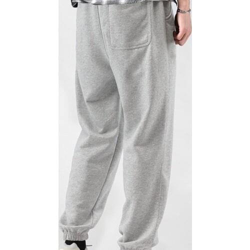Dassdill Sports pants mens spring loose legged knitted pants 2020 new grey small leg pants basketball pants