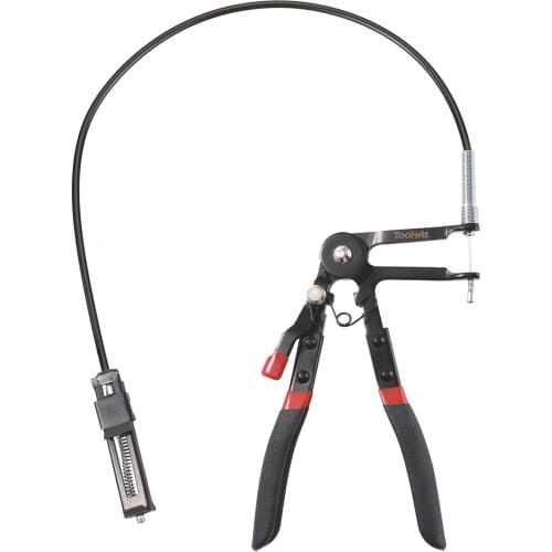 Heavy Duty Flexible Hose Clamp Pliers Auto Long Reach Removal Ratchet Tool Car Fuel Oil Water Pipe Repair Tool