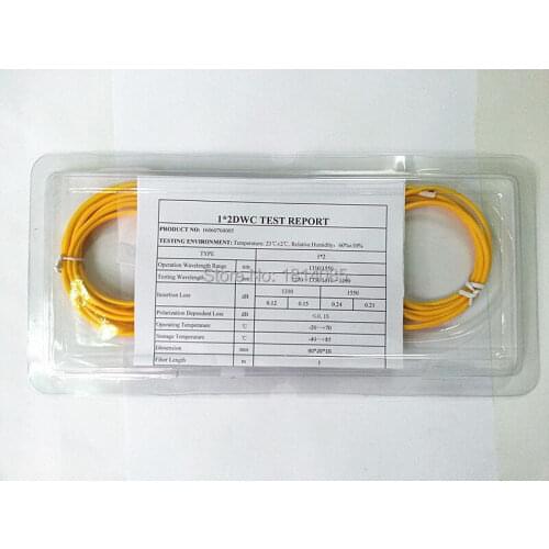 Three Ports 1X2WDM 1310/1550Fused Wavelength Division Multiplexer(WDM)