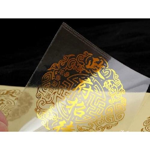Waterproof adhesive full colorful printing label, glossy laminated round paper sticker