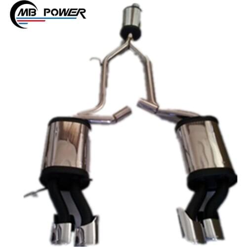 C class w204 C63 stainless steel exhaust system for w204 C63 muffler tips