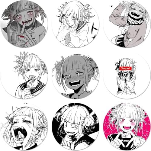 Anime Himiko Toga Boku cute Icons Pins Badge Decoration Brooches Metal Badges For Backpack Decoration