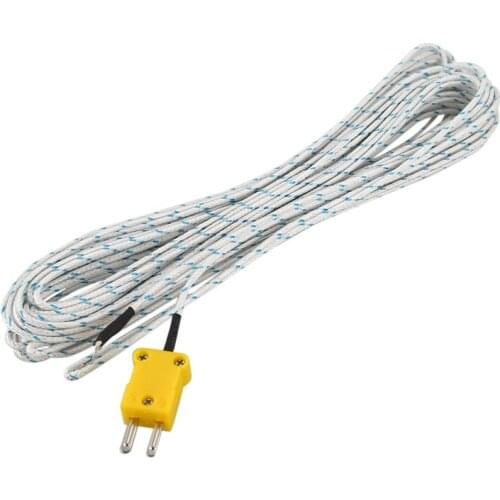 -50-250 Celsius K Type 10M Cable Temperature Sensor Thermocouple Probe