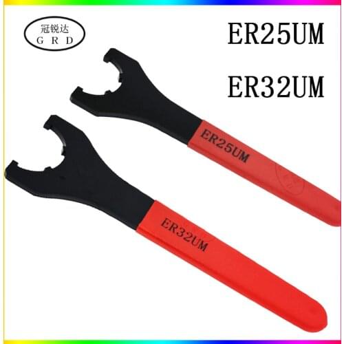 1piece ER25 ER32 ER40 wrench of collet chuck Er CNC lathe milling tool shank motor spindle nut wrench tool holder spindle