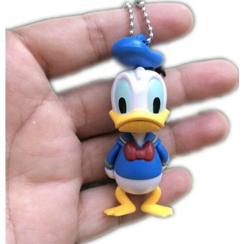 1pieces/lot mini pvc duck doll 6.5cm pendant decorations toys