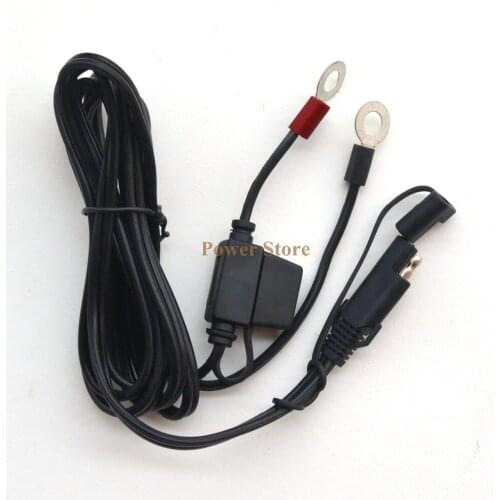 10pcs Eyelet Ring Terminal harness Quick Disconnect Extension Cable 2ft