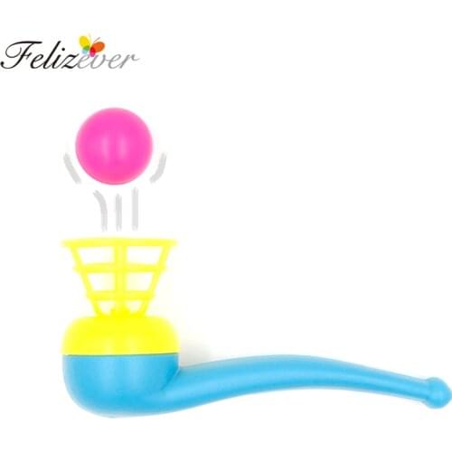 12 PCS Floating Ball Game Kids Gift Toys Kids Party Favor Blow Pipe Balls Pinata Toy Party Loot Bag Fillers Birthday Party Game