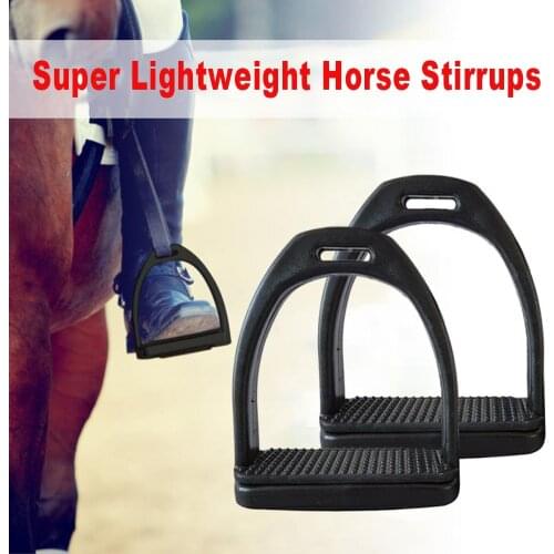 2PCS Children Adults Durable Horse Riding Stirrups 2 Sizes For Horse Rider Lightweight Wide Track Anti Slip Equestrian