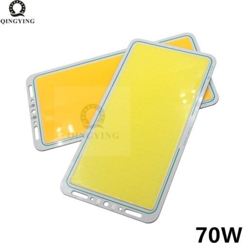 2pcs Ultra Bright 70W Flip LED COB Chip panel Light 12V DC Fishing Rod Lamp Cold White for Outdoor Camping Ligh