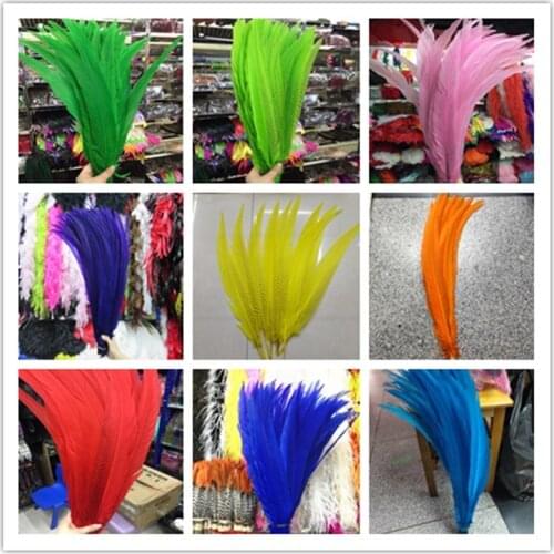 20/50/100pcs Natural Silver Pheasant Tail Feathers 18-20inch/45-50 cm Wedding/Dance recital/Party/Halloween/Home decor