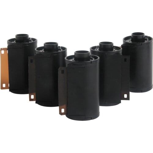 5x Reloadable Empty Canisters Cassettes Case Assorted For Kodak Fuji Agfa 135 35mm 36EXP Vintage Hand Roll Pan Film Negative