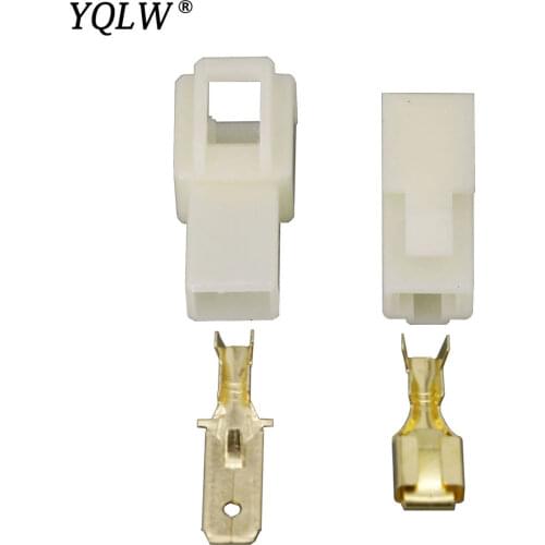 6.3 Series All New 1 Pin/Way DJ7011-6.3 Electrical Wire Connectors Plug Male and female Automobile Lighting Adapter Connector