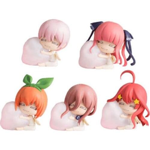 Pre Sale Nakano Five Sisters Anime Figure Periphery Pvc Version Q A Set 6Pcs Figurine Models Series Figural Collectibles Models