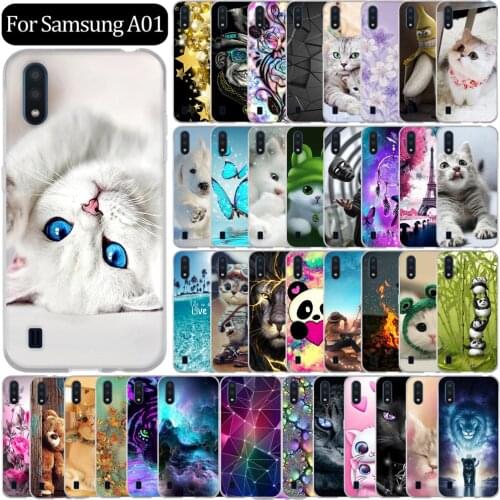 TPU Phone Case For Samsung Galaxy A01 Cover Silicone Coque For Samsung Galaxy A01 A015F 2020 Cover Funda Capas Bumper Protective
