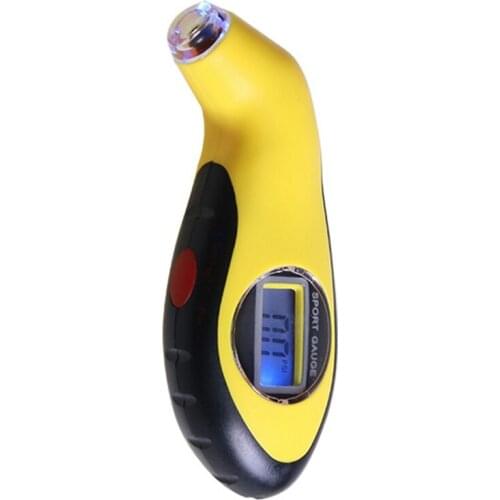 Digital LCD Barometer Instrument Car Tire Barometer Tester Car Motorcycle Tool
