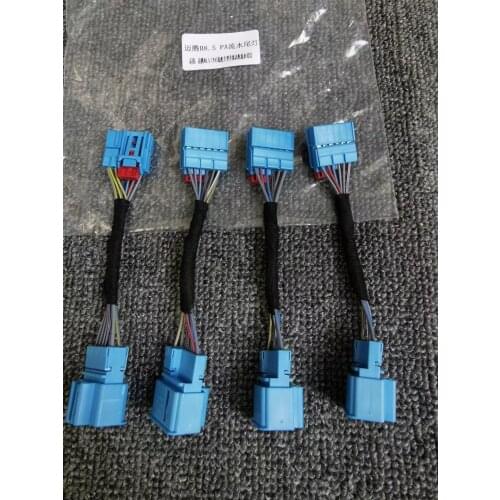 For VW Passat B8 install facelift Flowing water LED Dynamic Sequential taillight cable wire Harness adapter